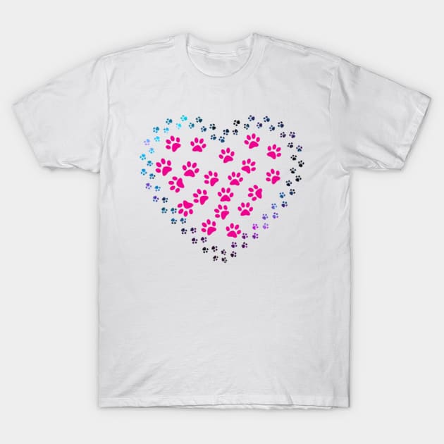 dog feet lover T-Shirt by TytyQuate